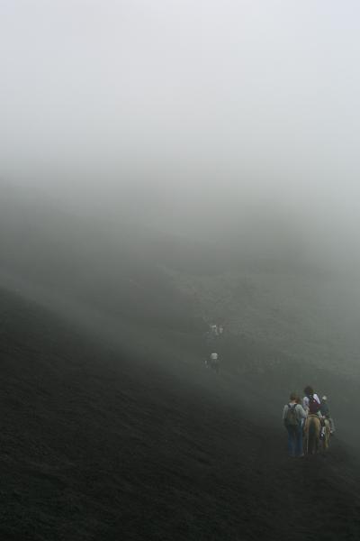 Volcan Pacaya-g.JPG - The smoke and mist made the place even more mysterious.